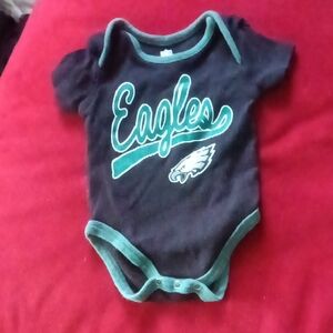 NFL Eagles Bodysuit Black and Green